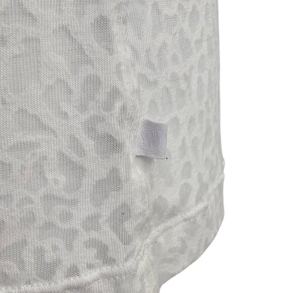 Lululemon All Yours Boyfriend Tank, Veil, City Camo Burnout White - Picture 5 of 7